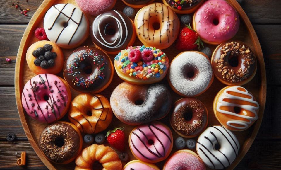 donuts com confeitos