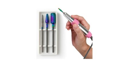Kit 3 Broca Unha Tungstênio Manicure Gel Remoção Acabamento